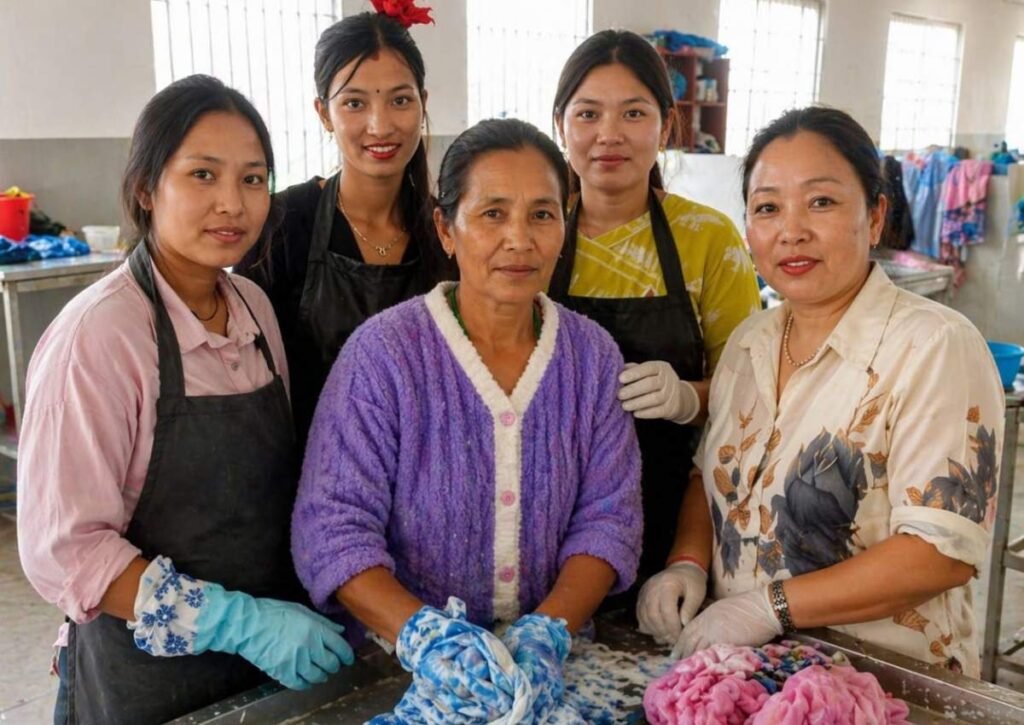 group of artisan hillyarn