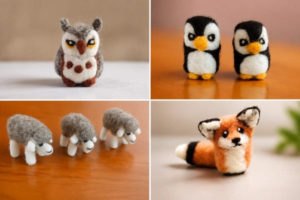Needle Felted Animal Collection